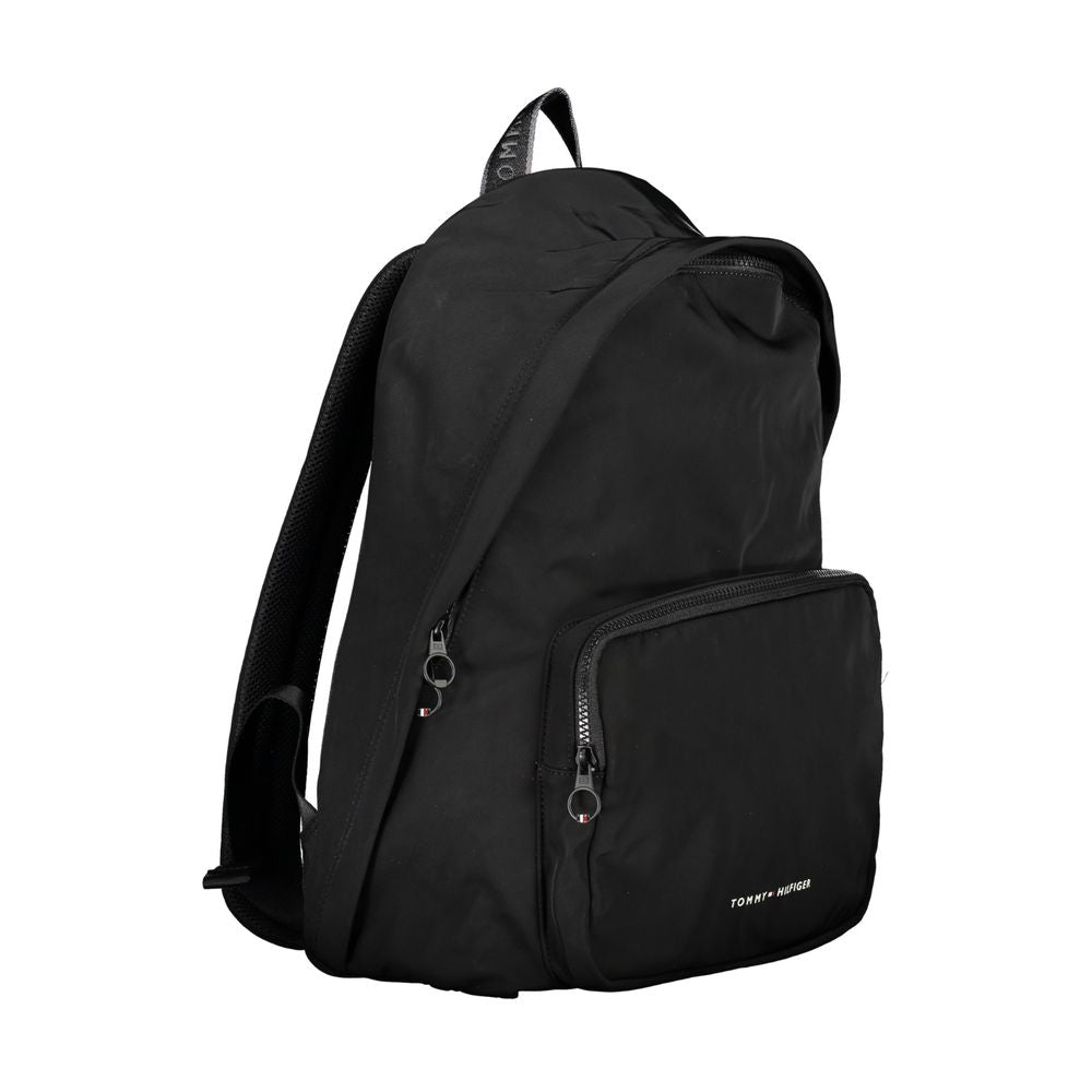 Tommy Hilfiger Chic Urban svart ryggsäck med laptopfack