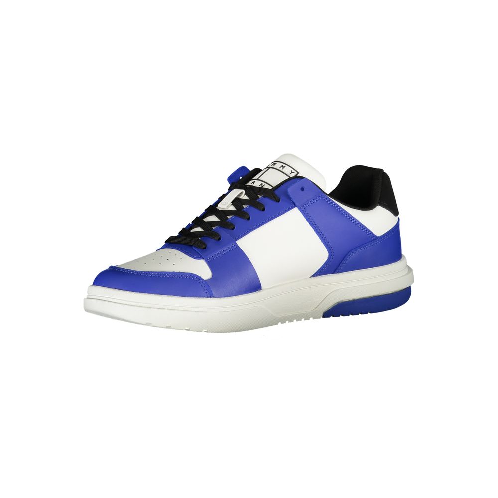 Tommy Hilfiger Blå Polyeten Herr Sneaker
