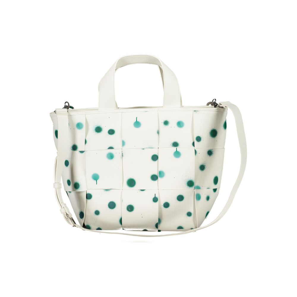 Desigual vit handväska i polyeten