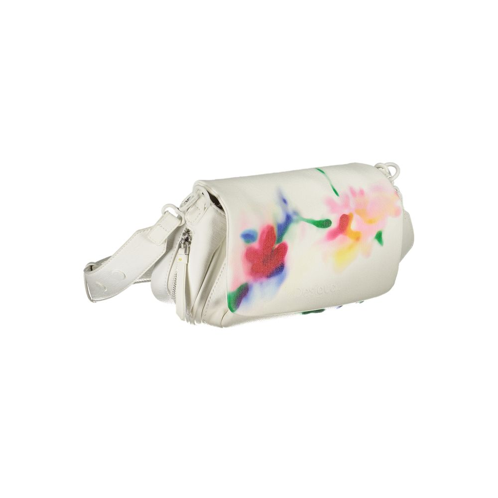 Desigual vit handväska i polyeten