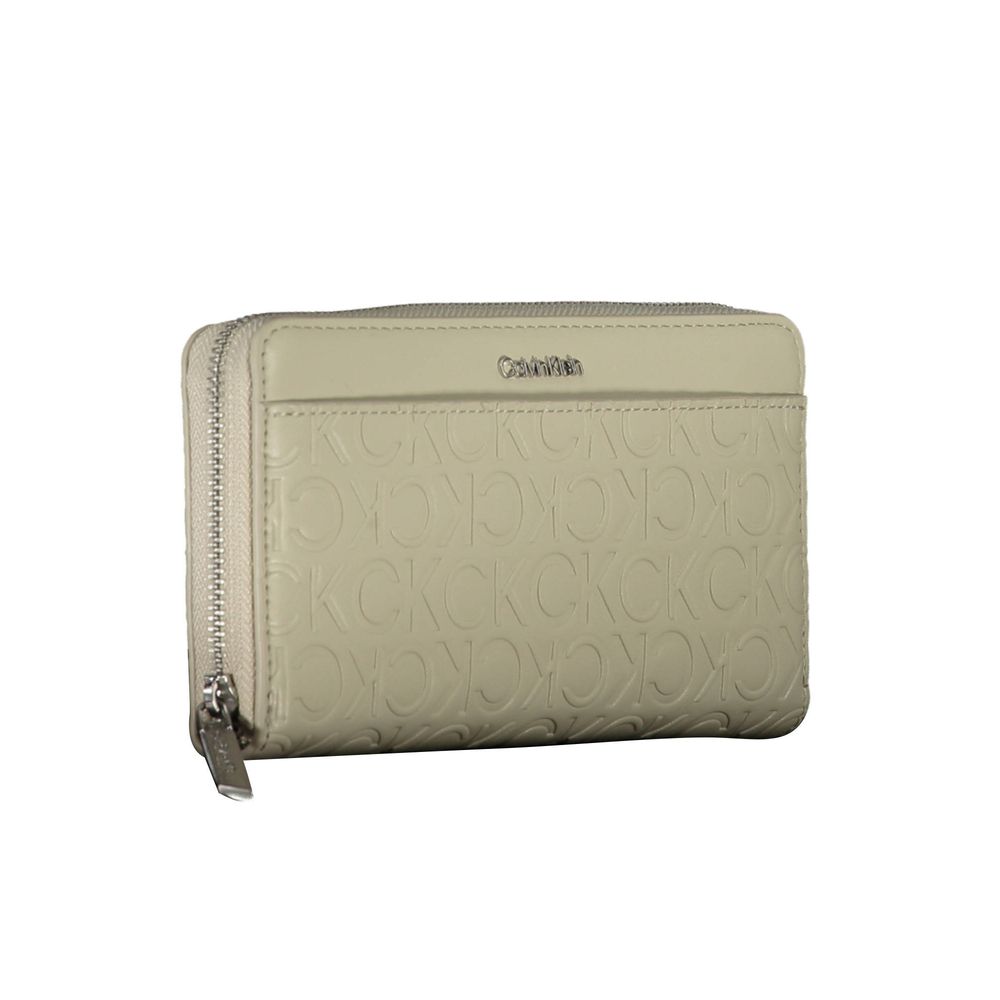Calvin Klein Beige Polyeten Damplånbok
