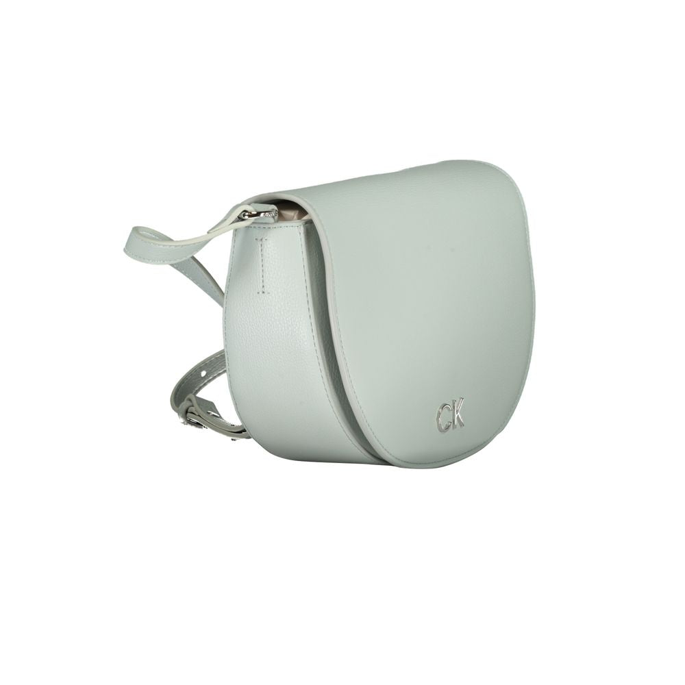 Calvin Klein ljusblå polyeten damväska
