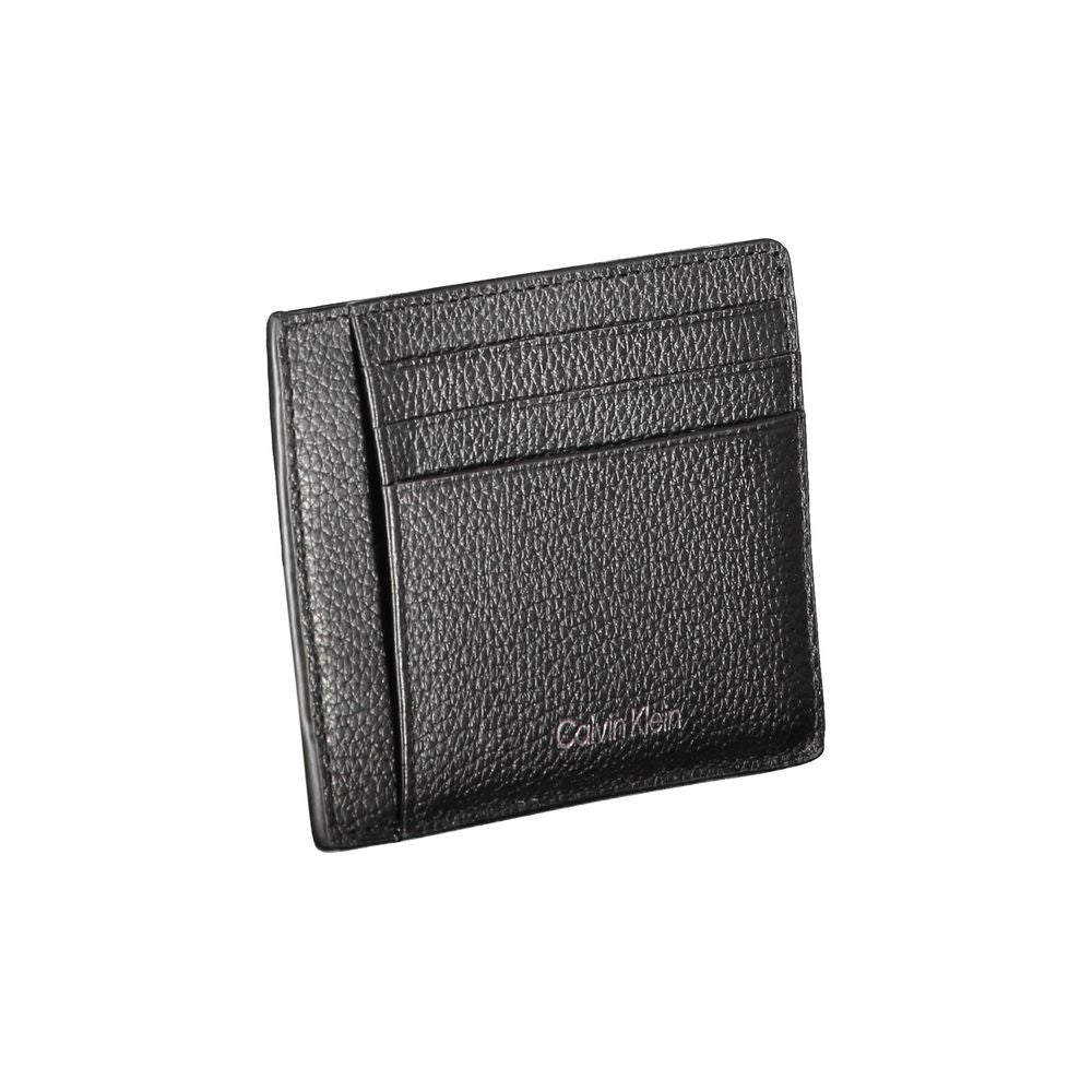 Calvin Klein svart läderplånbok