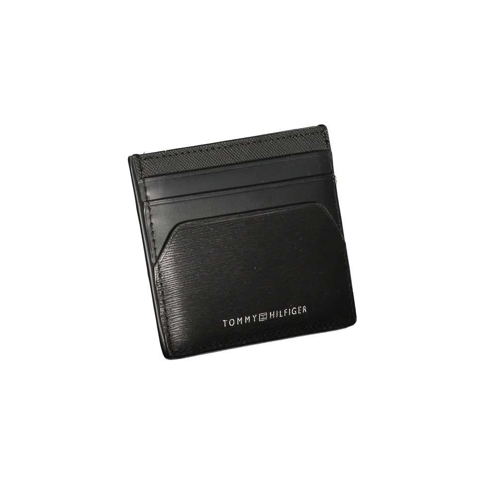 Tommy Hilfiger svart läderplånbok