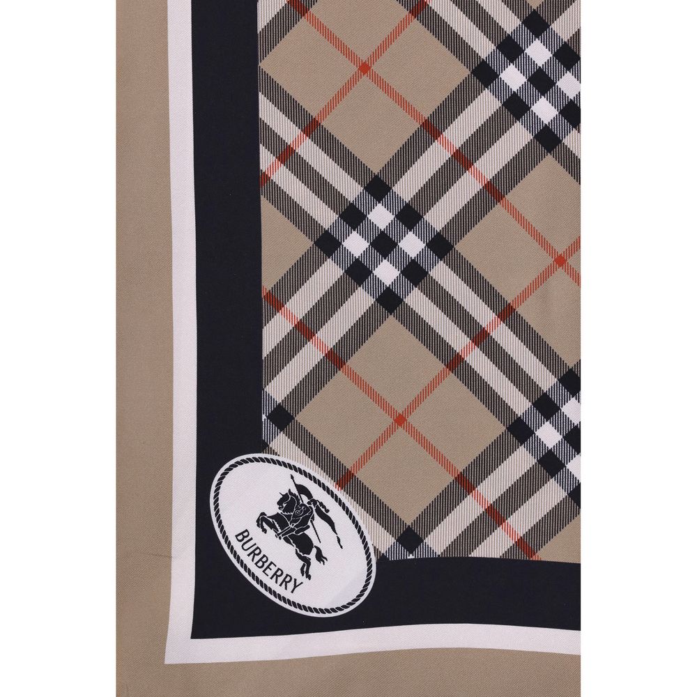 Burberry rutig sidenhalsduk