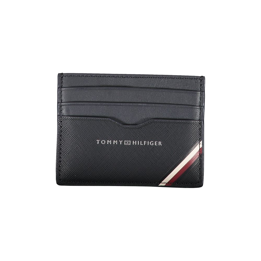Tommy Hilfiger Blå Läder Herrplånbok