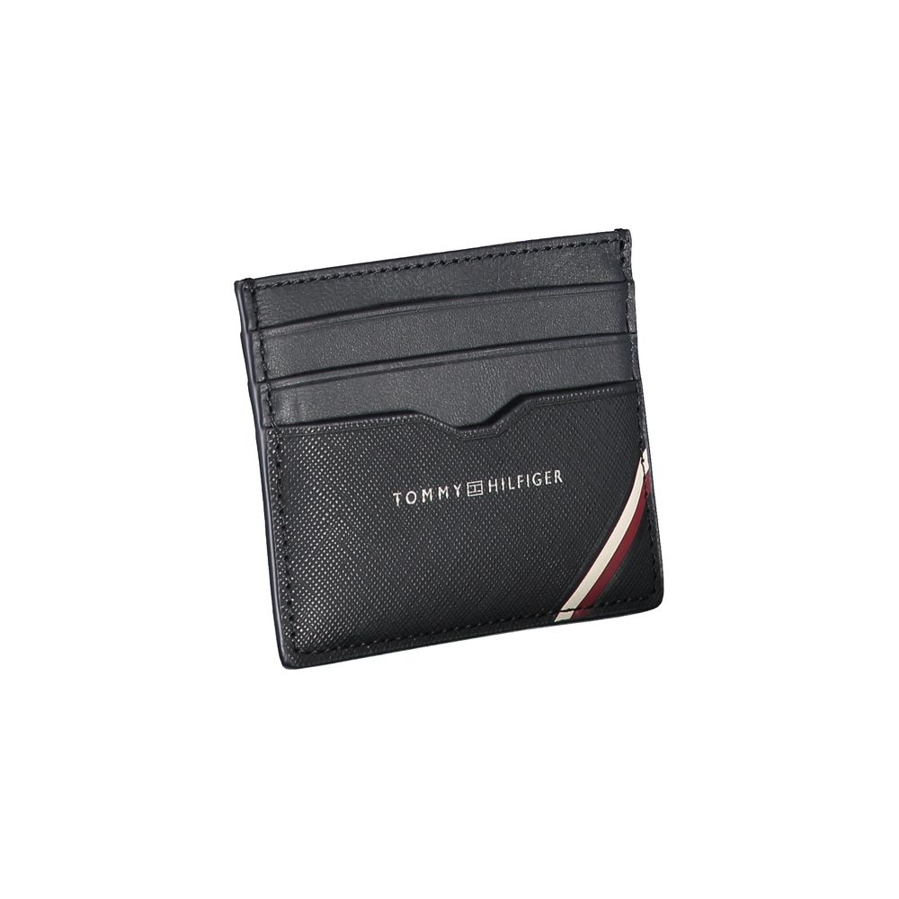 Tommy Hilfiger Blå Läder Herrplånbok
