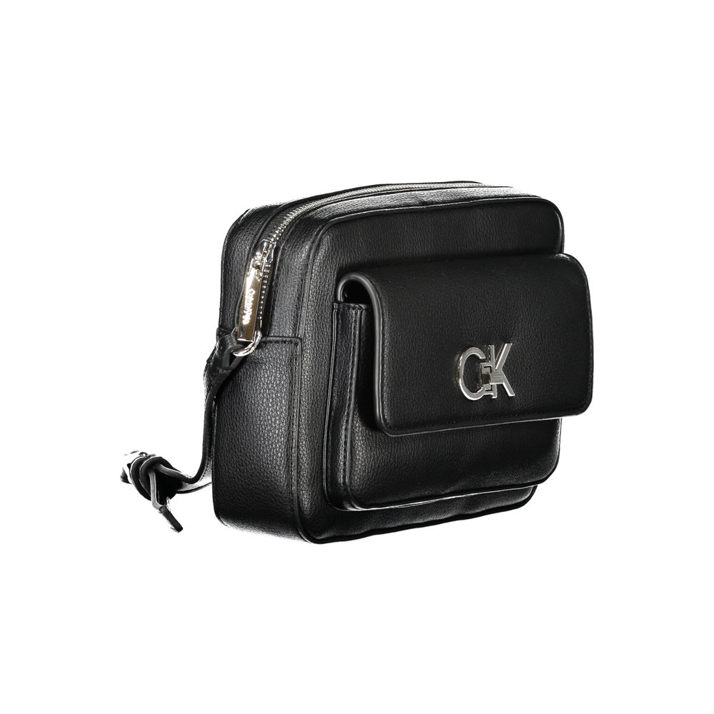 Calvin Klein svart polyeten handväska för kvinnor