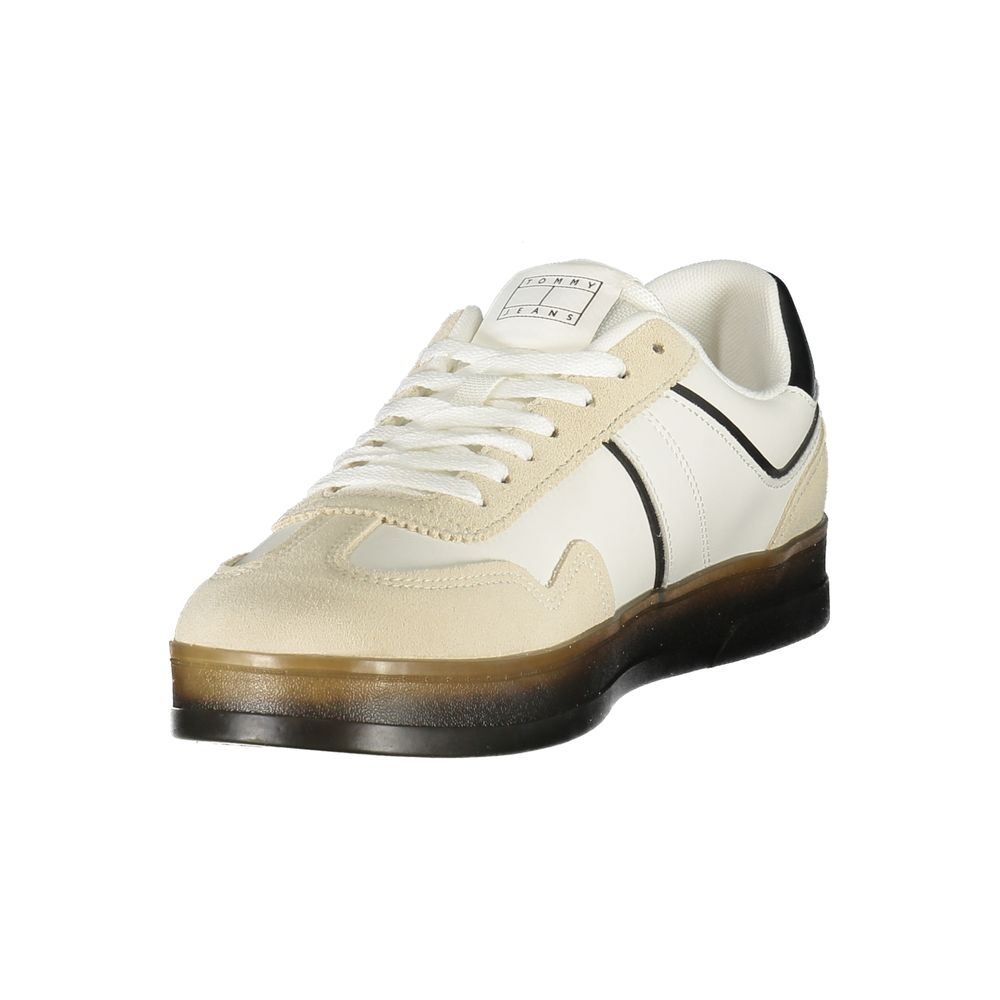Tommy Hilfiger Vita Läder Herr Sneaker