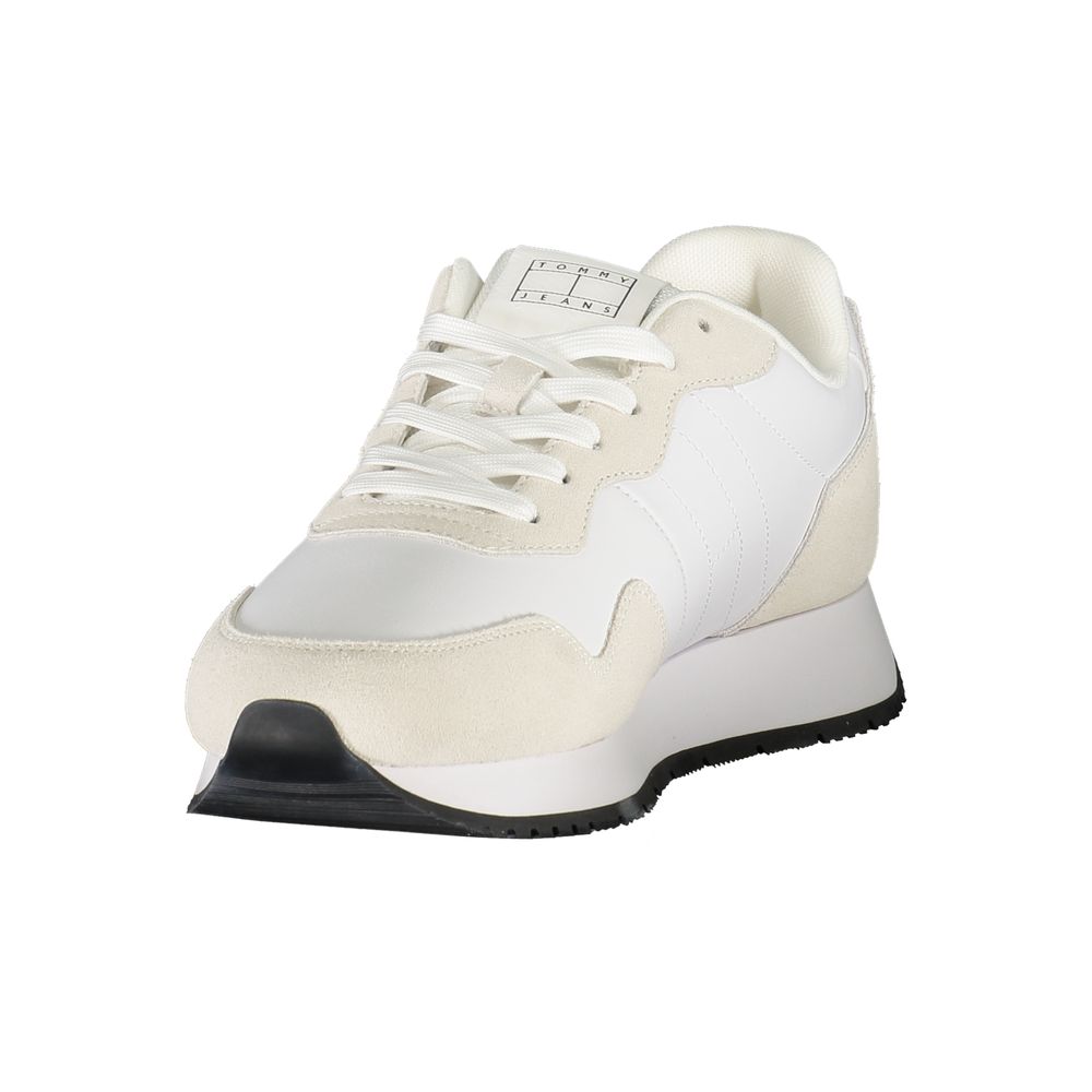 Tommy Hilfiger Vita Läder Herr Sneaker