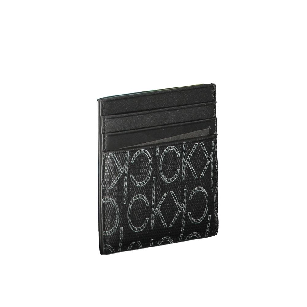 Calvin Klein svart polyeten herrplånbok