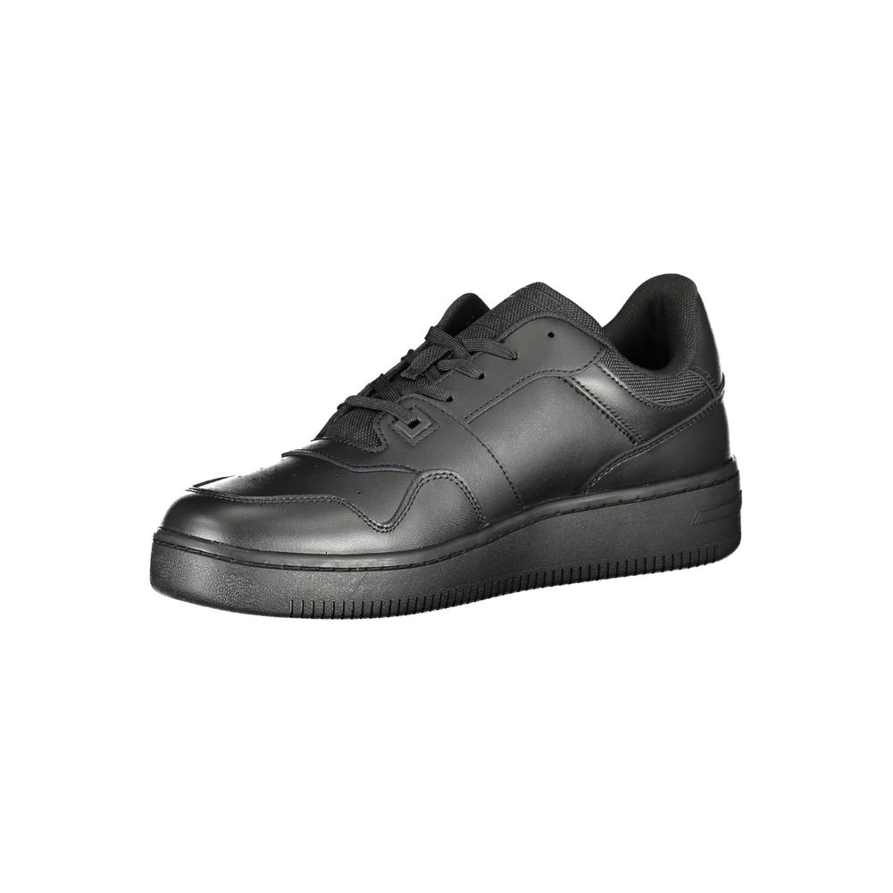 Tommy Hilfiger svarta polyestersneakers
