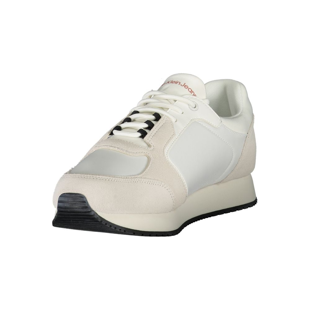 Calvin Klein Vita Läder Herr Sneaker