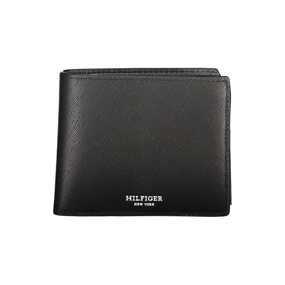 Tommy Hilfiger svart läderplånbok
