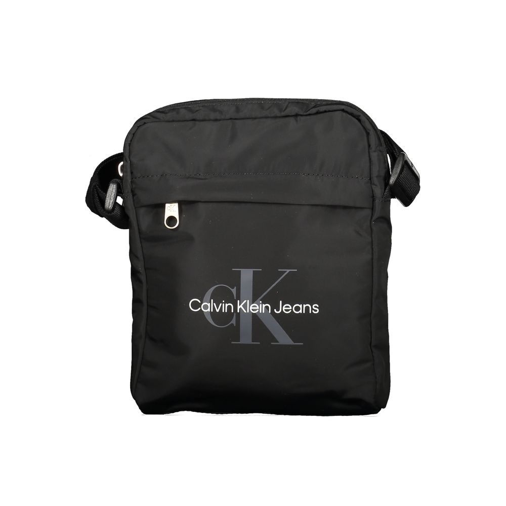 Calvin Klein svart polyester herr axelväska