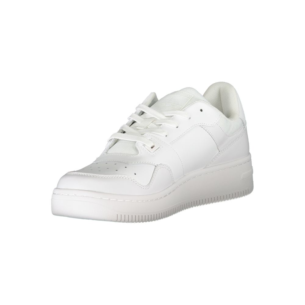 Tommy Hilfiger Vita Läder Herr Sneaker
