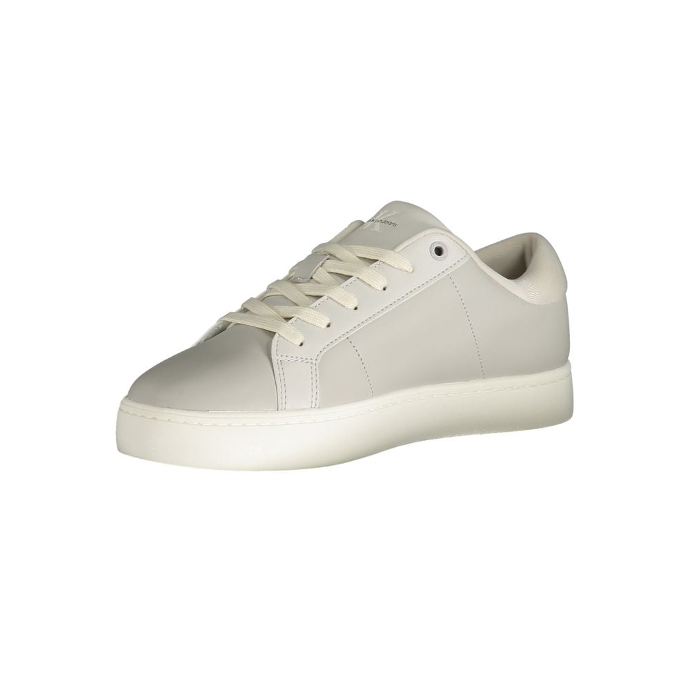 Calvin Klein bruna lädersneakers för män