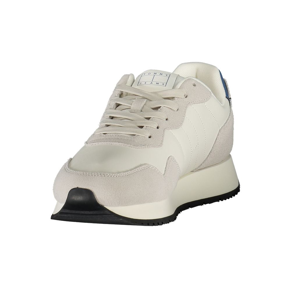 Tommy Hilfiger Vita Läder Herr Sneaker