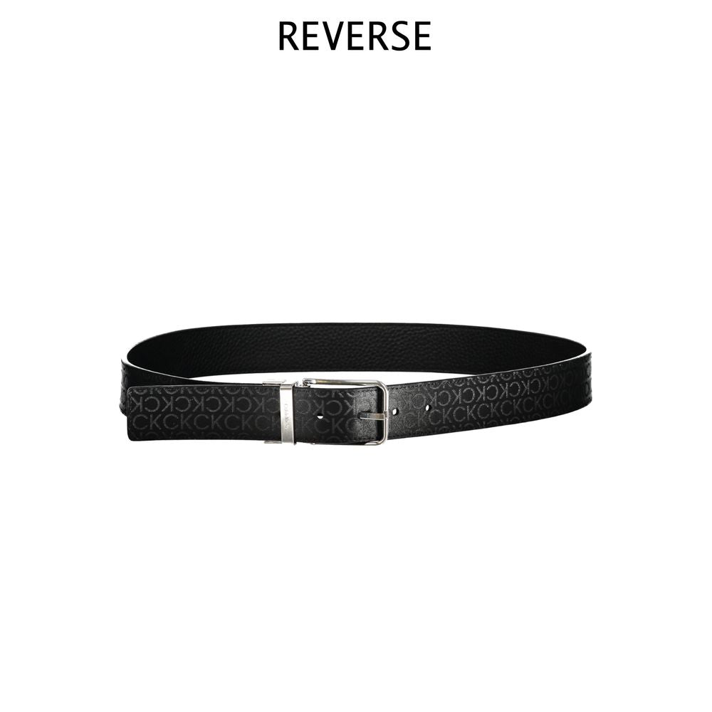 Calvin Klein svart polyesterbälte för män
