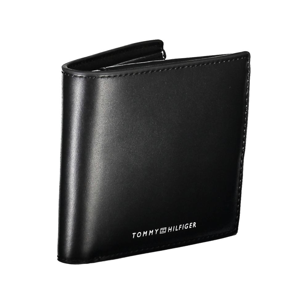 Tommy Hilfiger svart läderplånbok