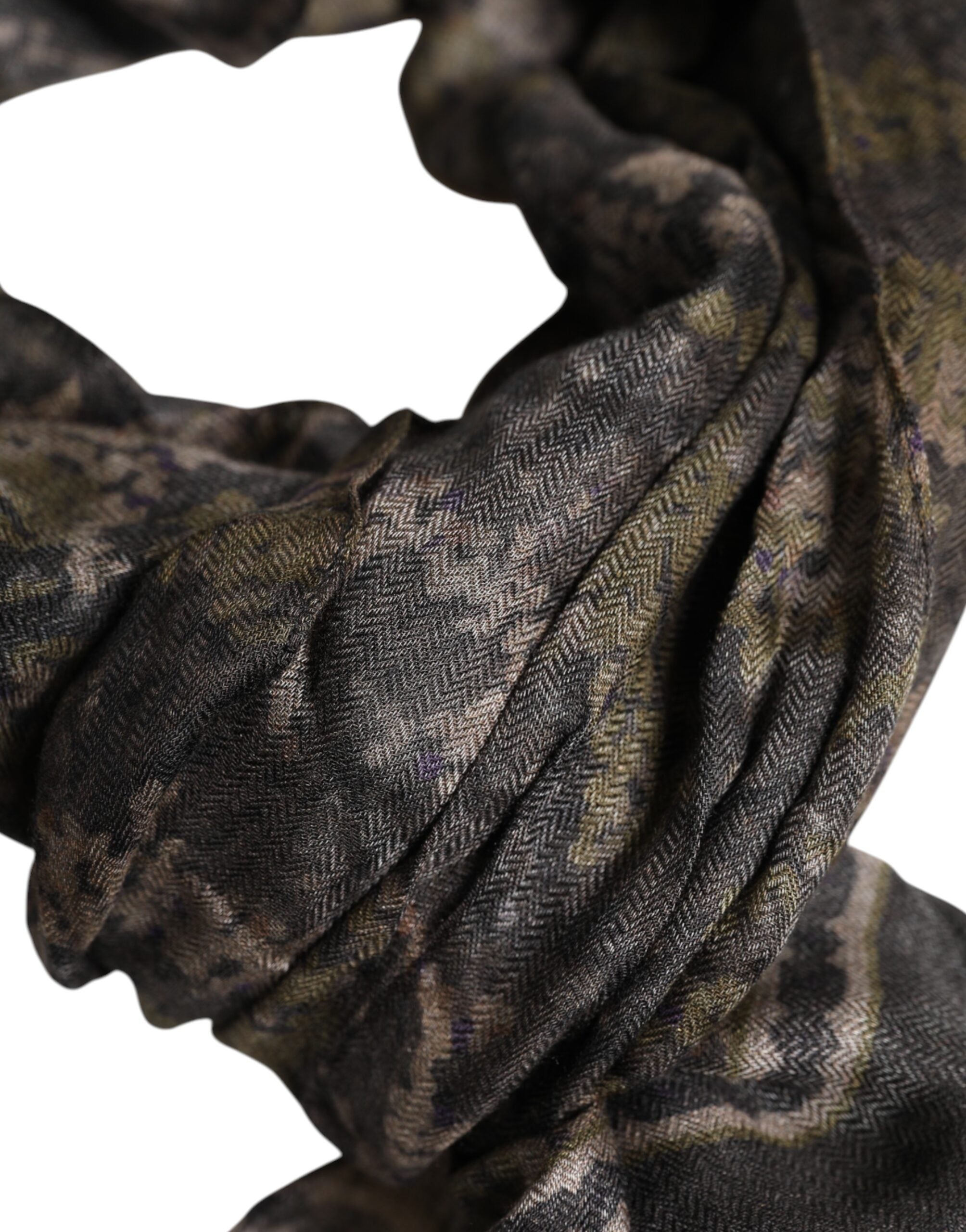 Dolce & Gabbana Kamouflage Halsvärmare Omlott Foulard Halsduk