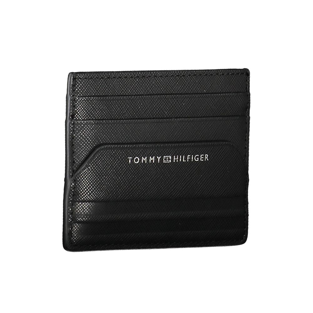 Tommy Hilfiger svart läderplånbok