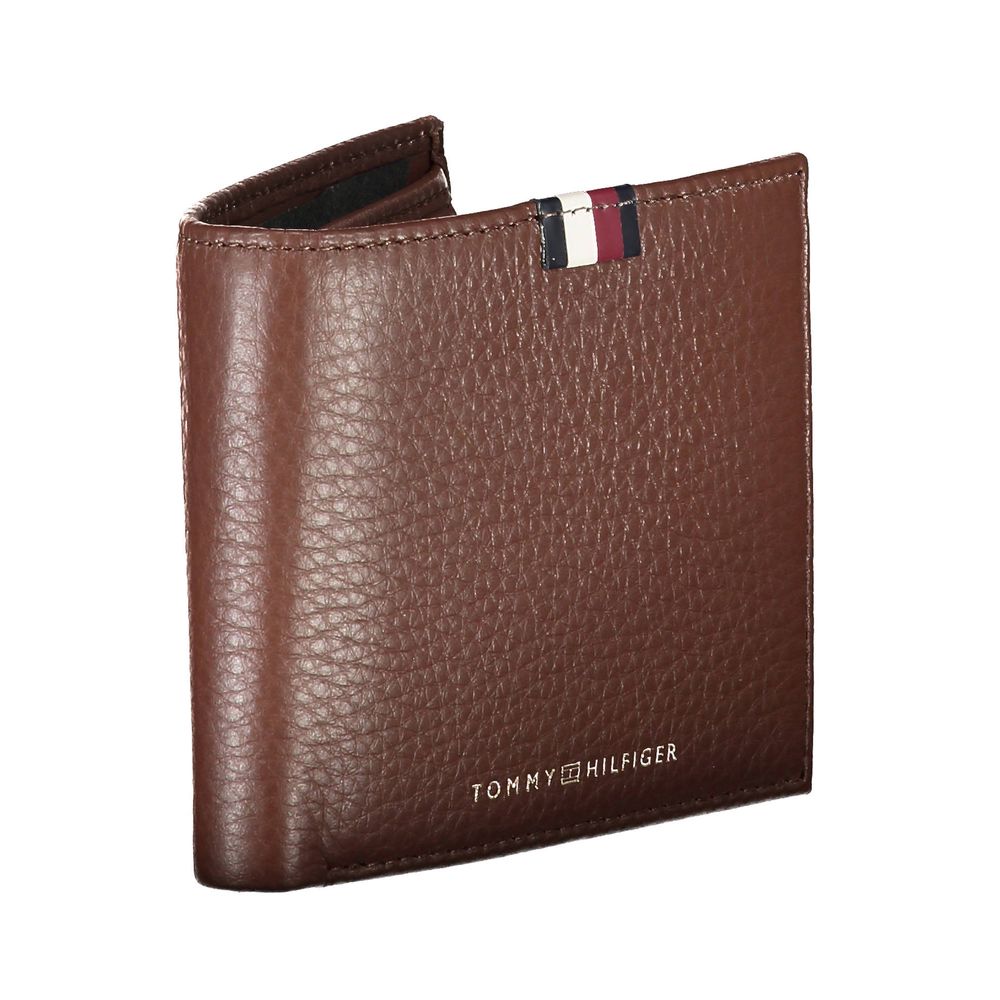 Tommy Hilfiger brun läderplånbok