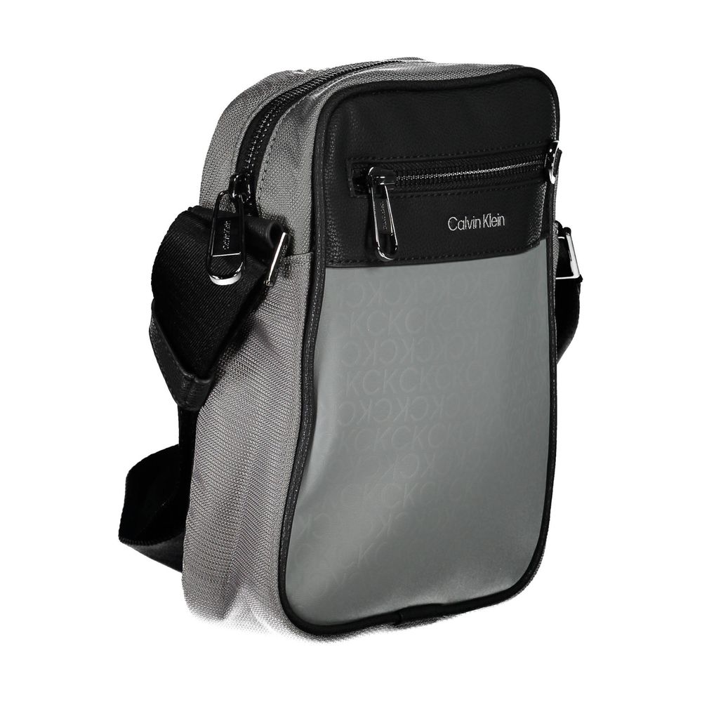 Calvin Klein grå polyester axelväska