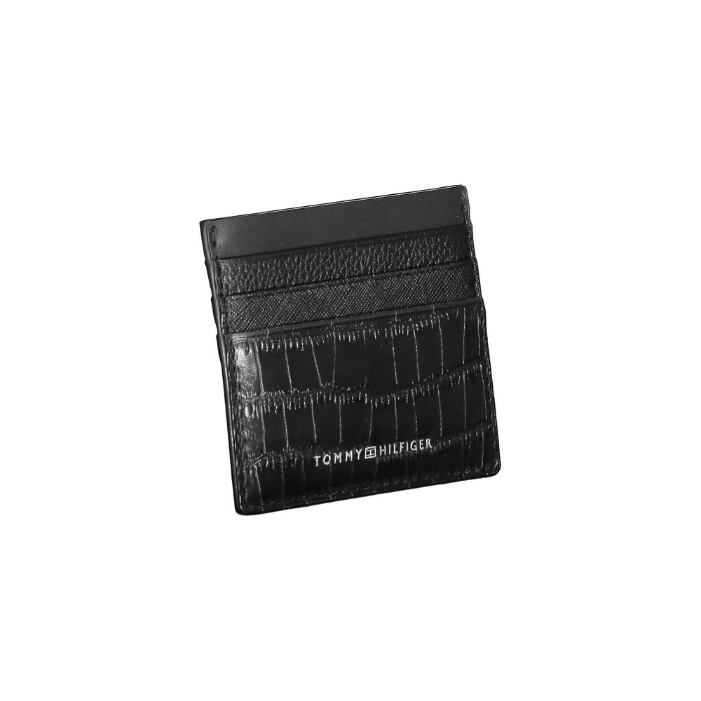 Tommy Hilfiger svart läderplånbok