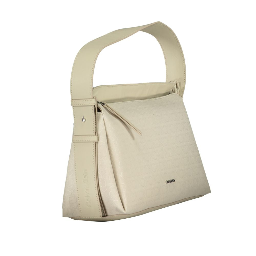 Calvin Klein beige polyesterväska