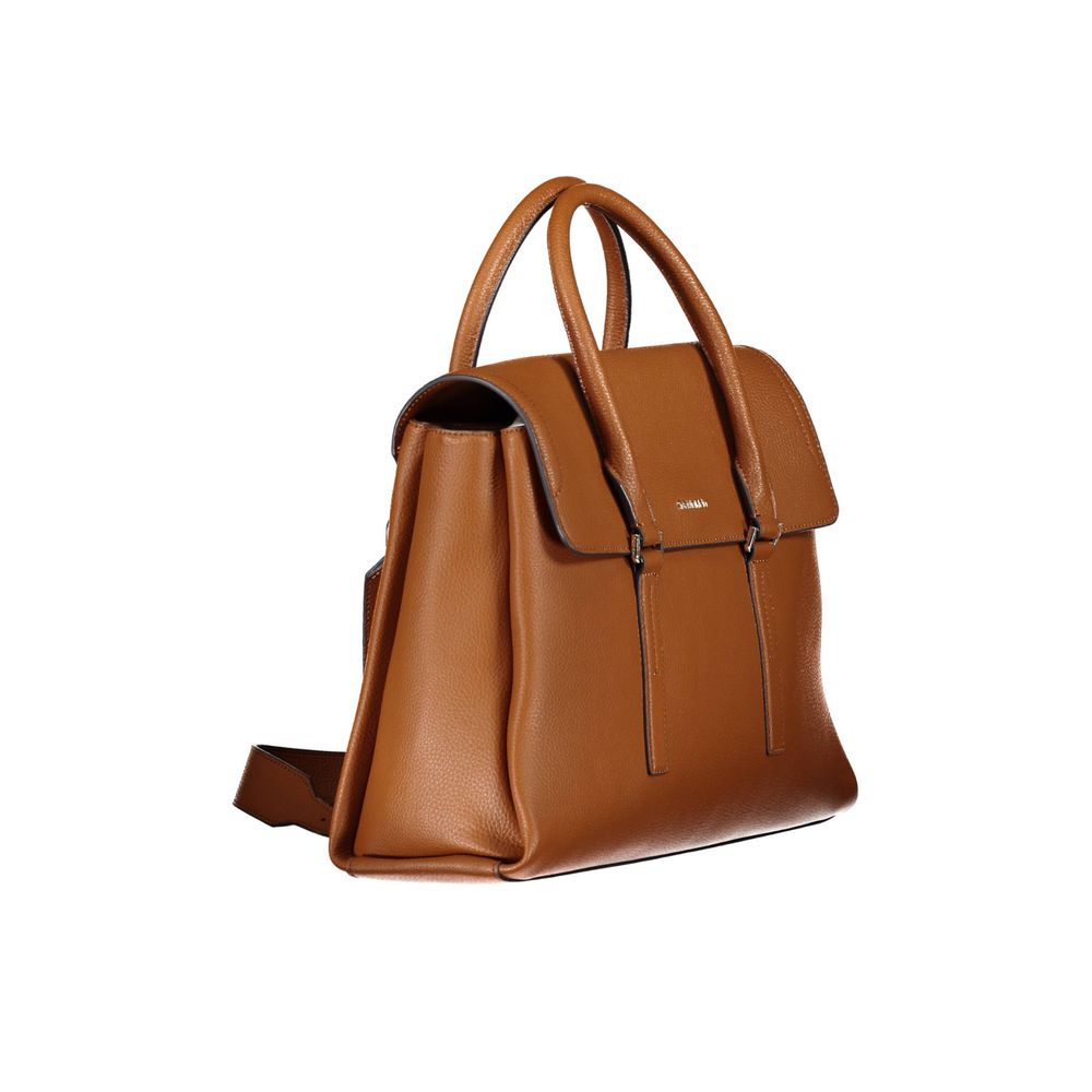 Calvin Klein brun polyetenhandväska