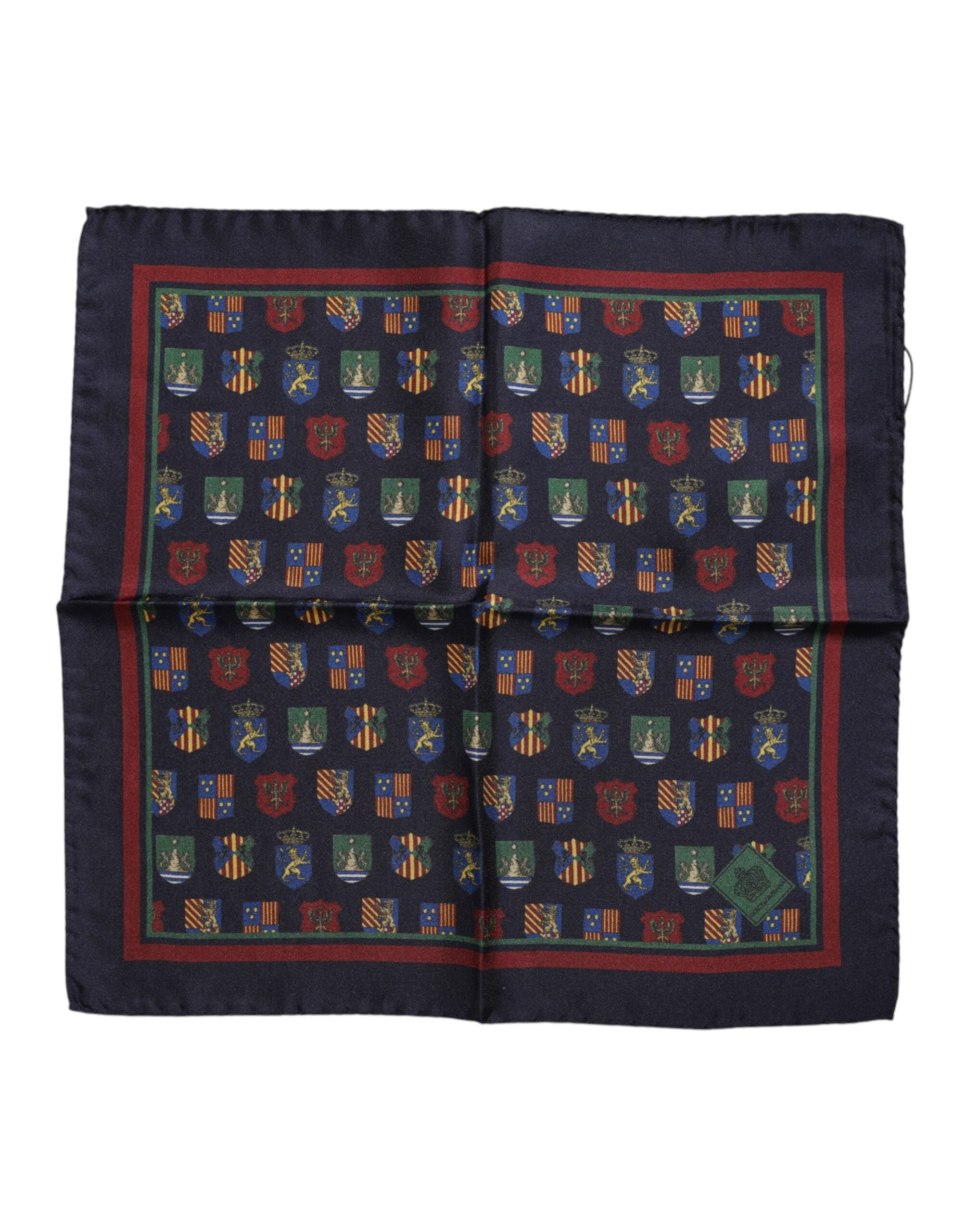 Dolce & Gabbana Flerfärgad Medaljer Fyrkantig Foulard Halsduk