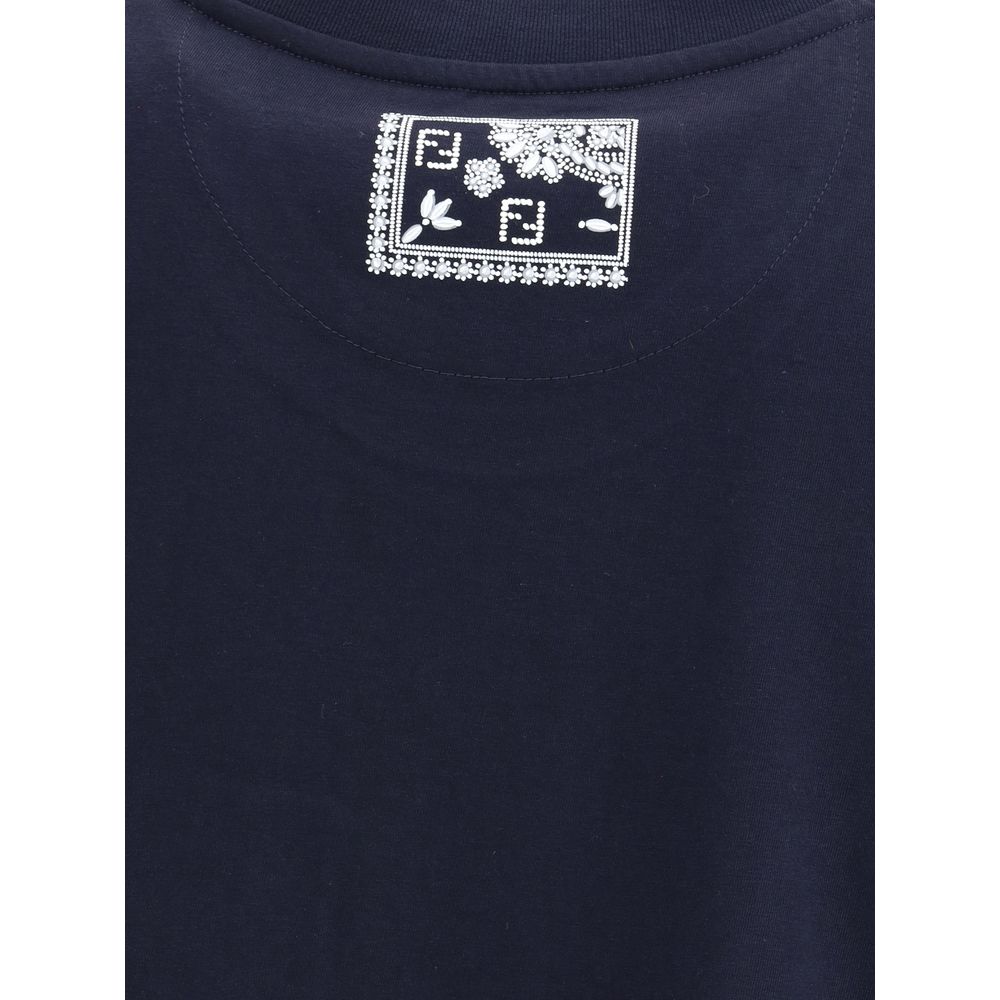 Fendi t-shirt med bandanatryck på fickan