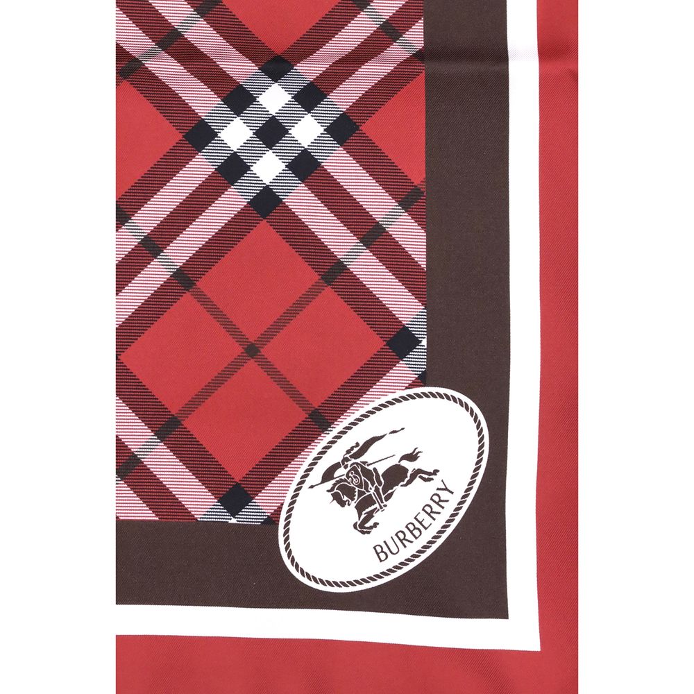 Burberry rutig sidenhalsduk