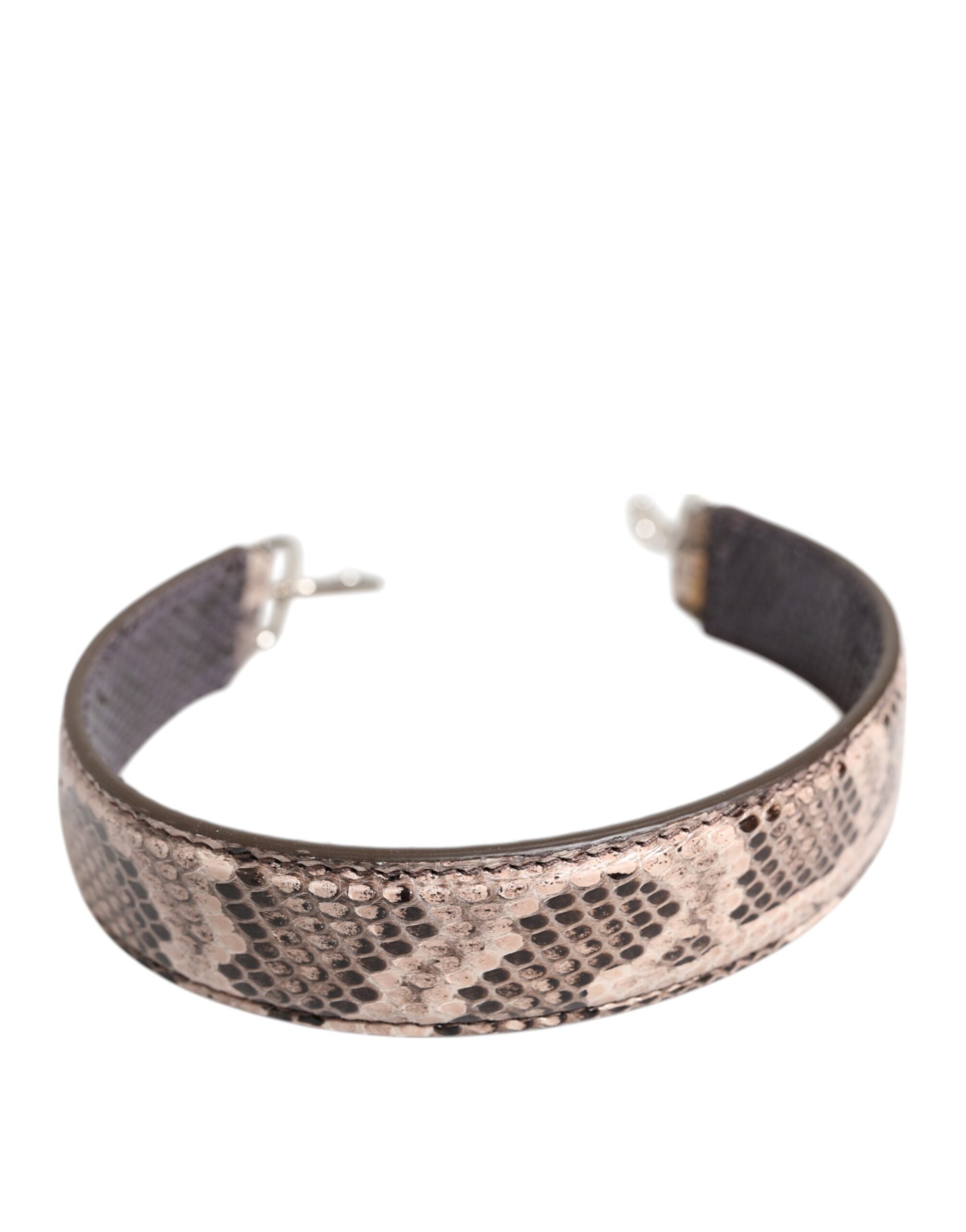 Dolce & Gabbana Beige Exotisk Läderväska Tillbehör Axelrem