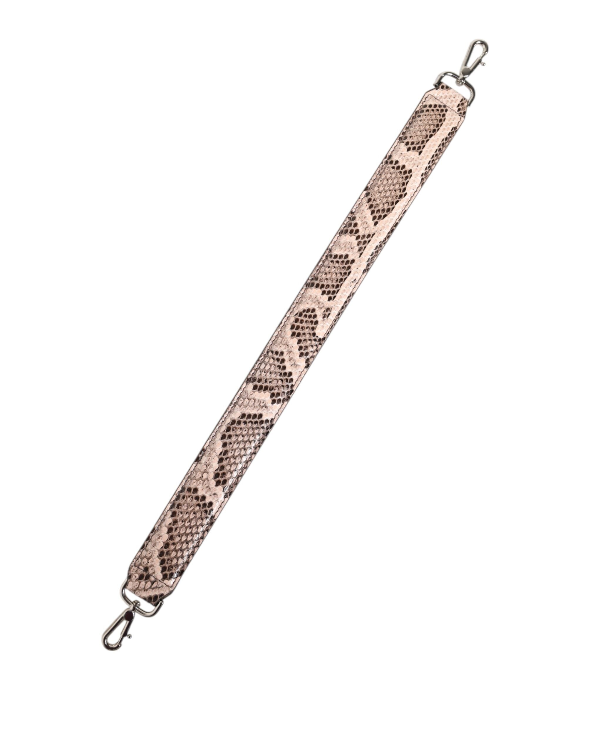 Dolce & Gabbana Beige Exotisk Läderväska Tillbehör Axelrem