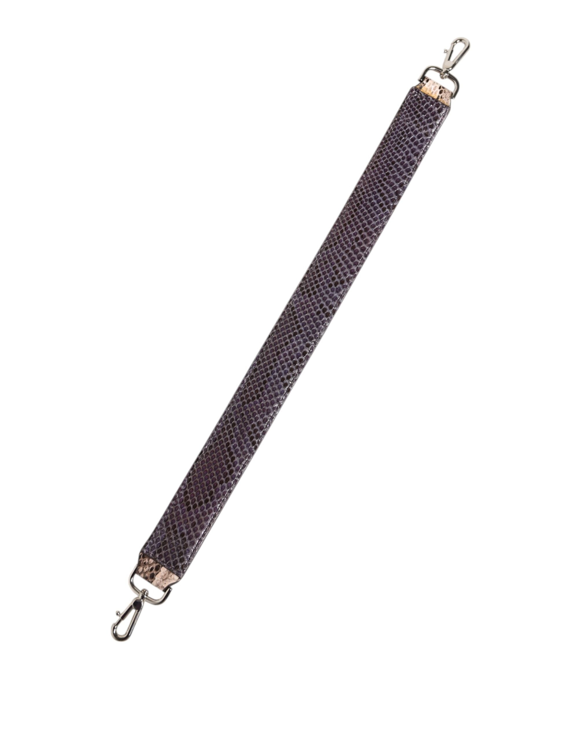 Dolce & Gabbana Beige Exotisk Läderväska Tillbehör Axelrem