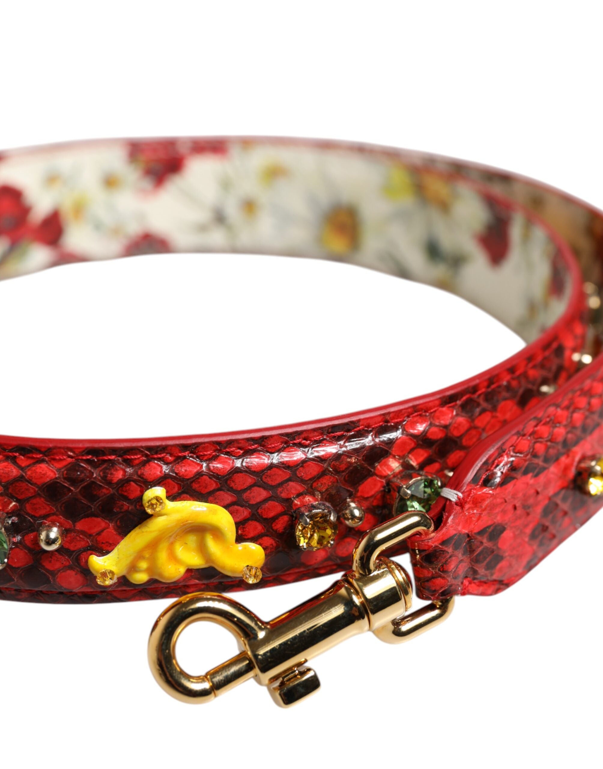 Dolce & Gabbana flerfärgad utsmyckad handväska med axelrem