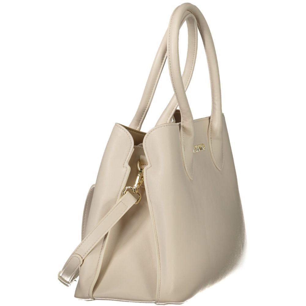 Mario Valentino Beige Polyeten Damhandväska
