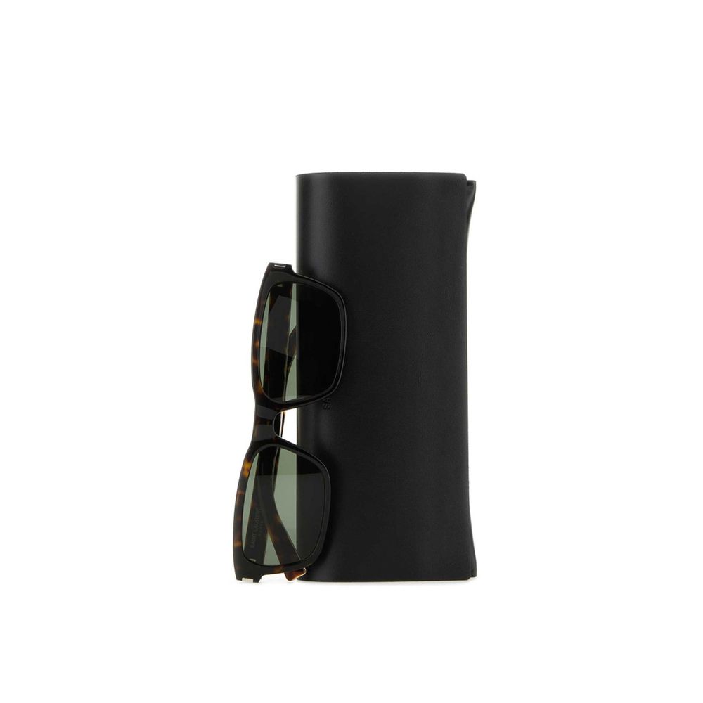 Saint Laurent fyrkantiga logotypsolglasögon