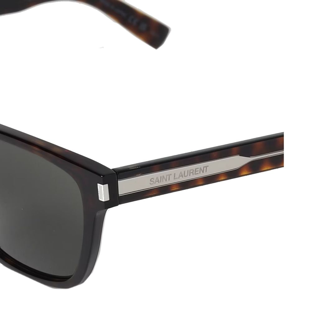 Saint Laurent fyrkantiga logotypsolglasögon