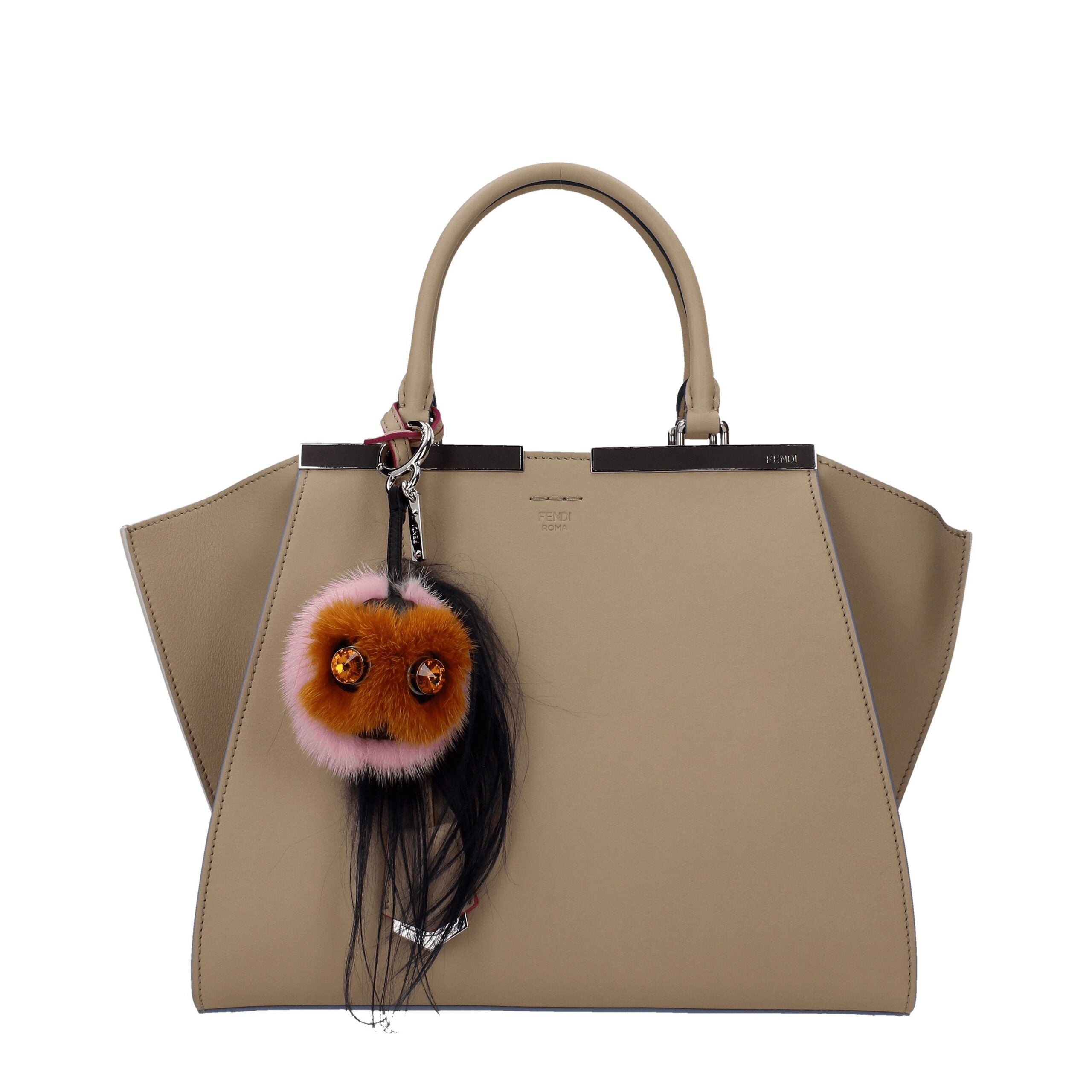 Fendi Bruna Pälsnyckelringar