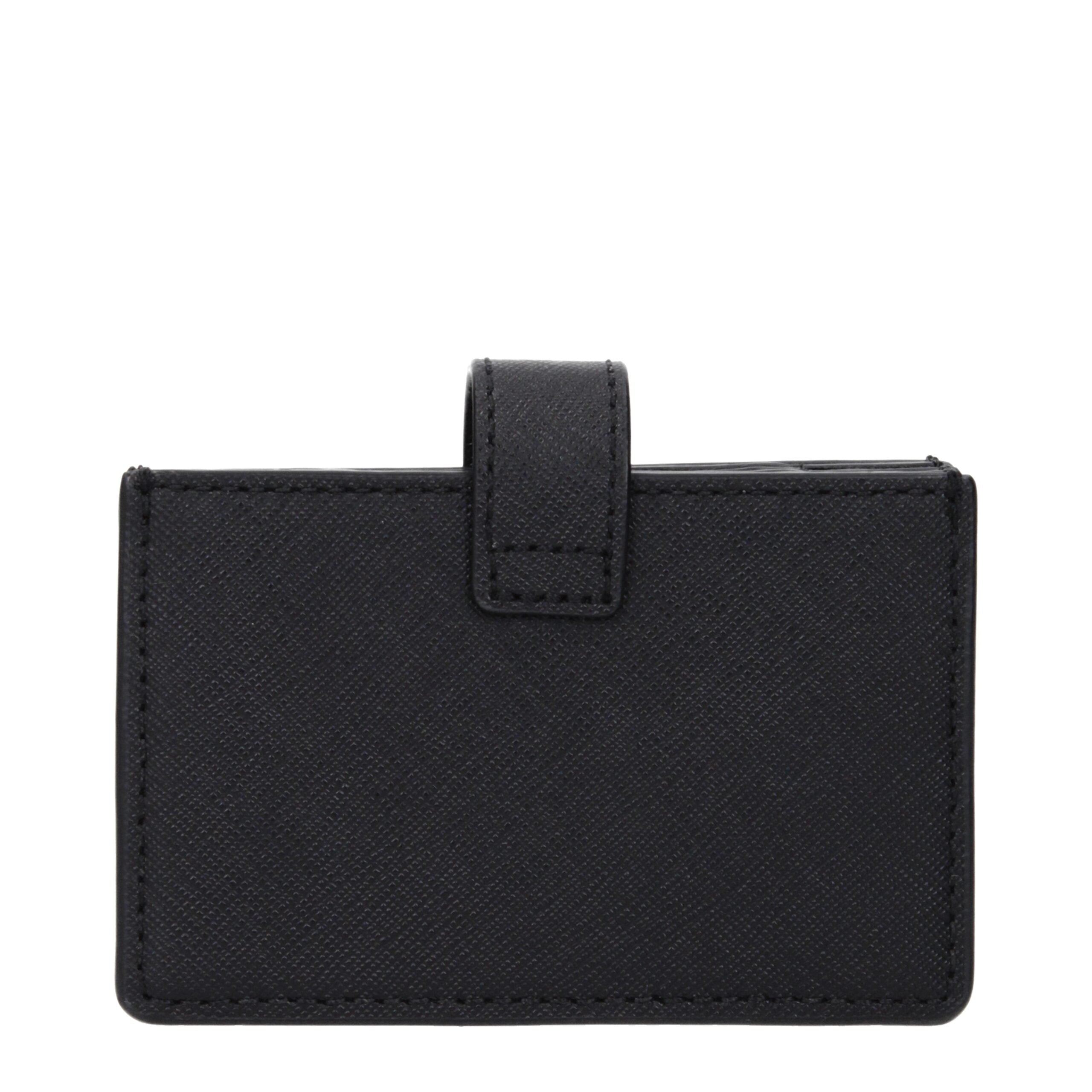 Michael Kors svarta läderkorthållare