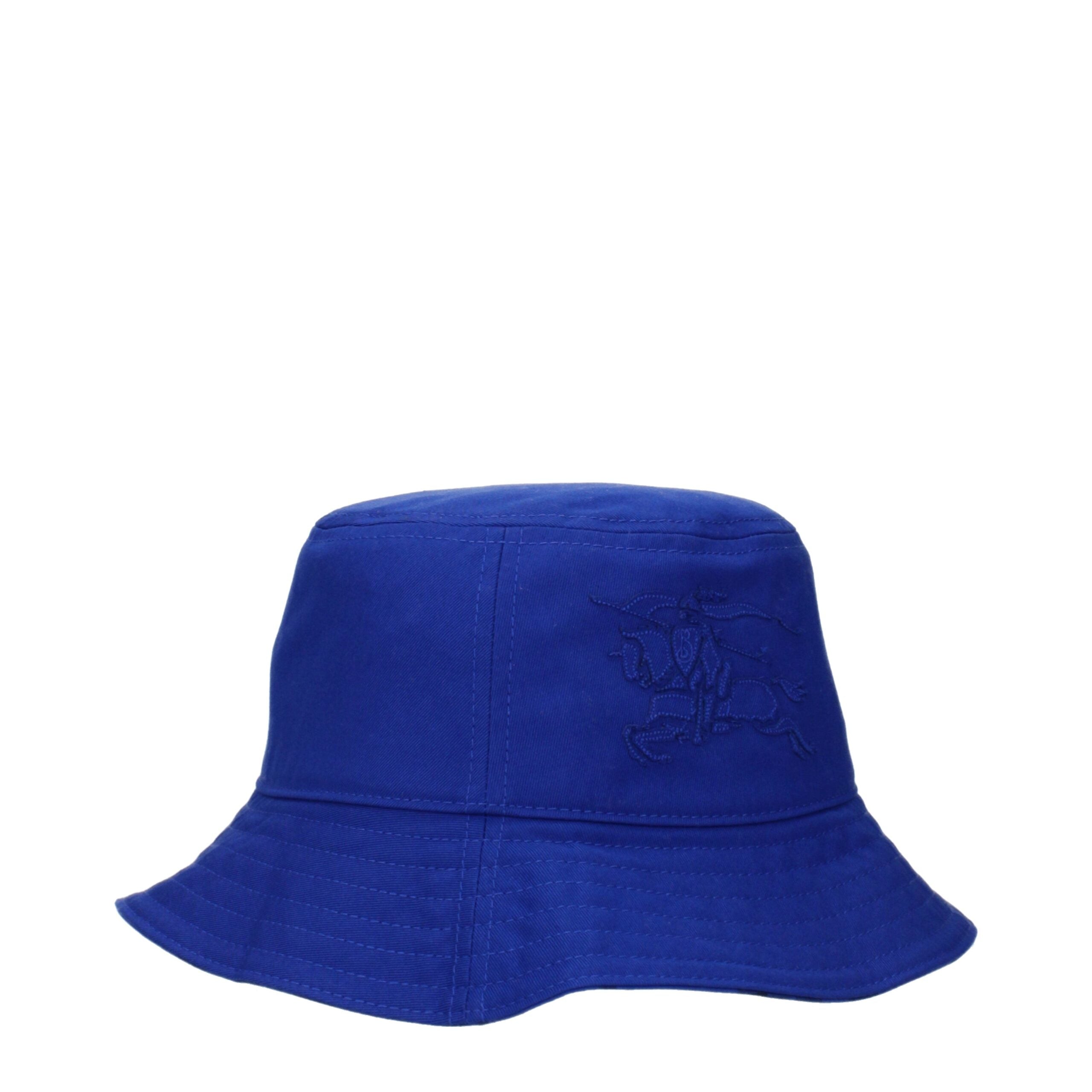 Burberry Blå Tyg Bucket Hattar