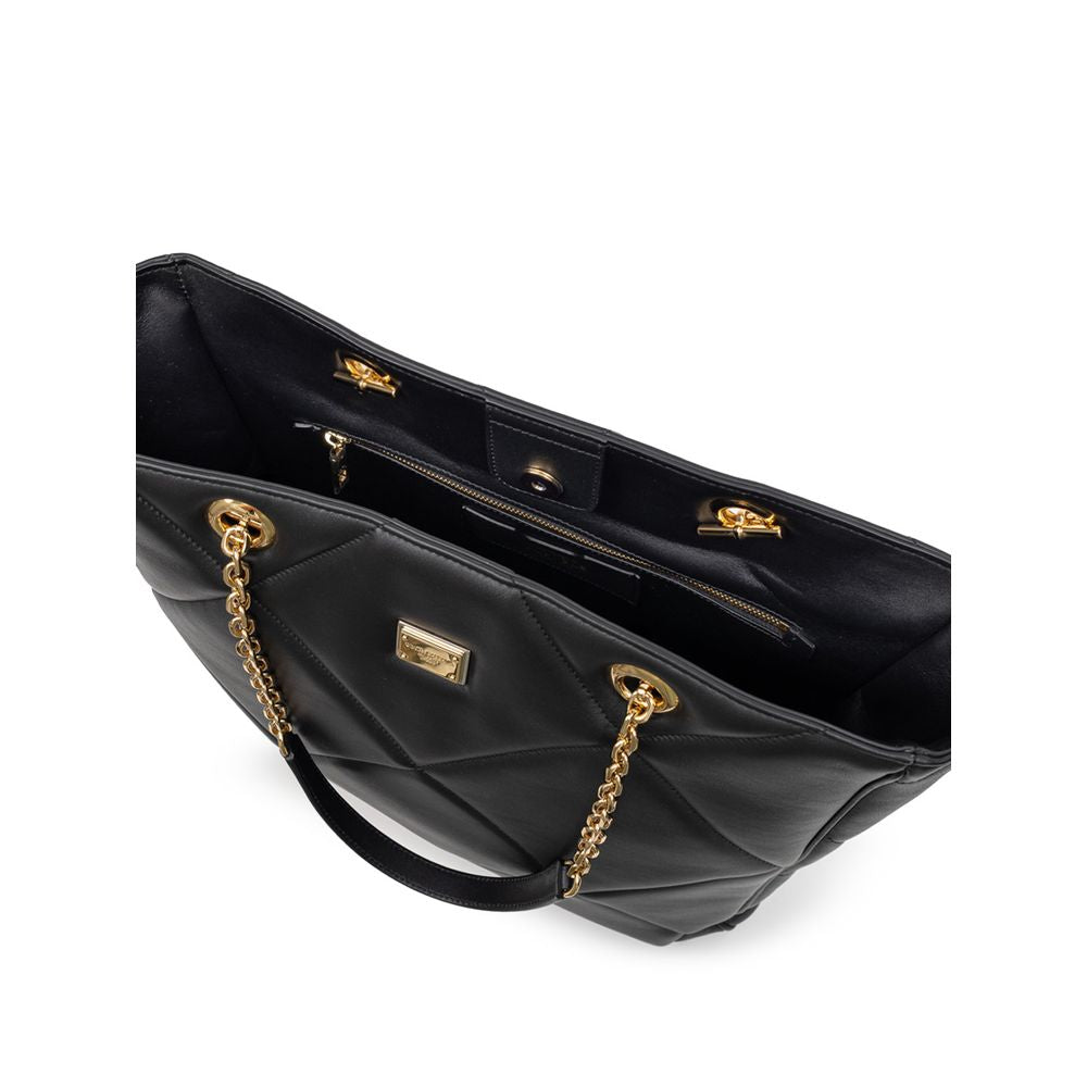 Dolce & Gabbana svart läderväska