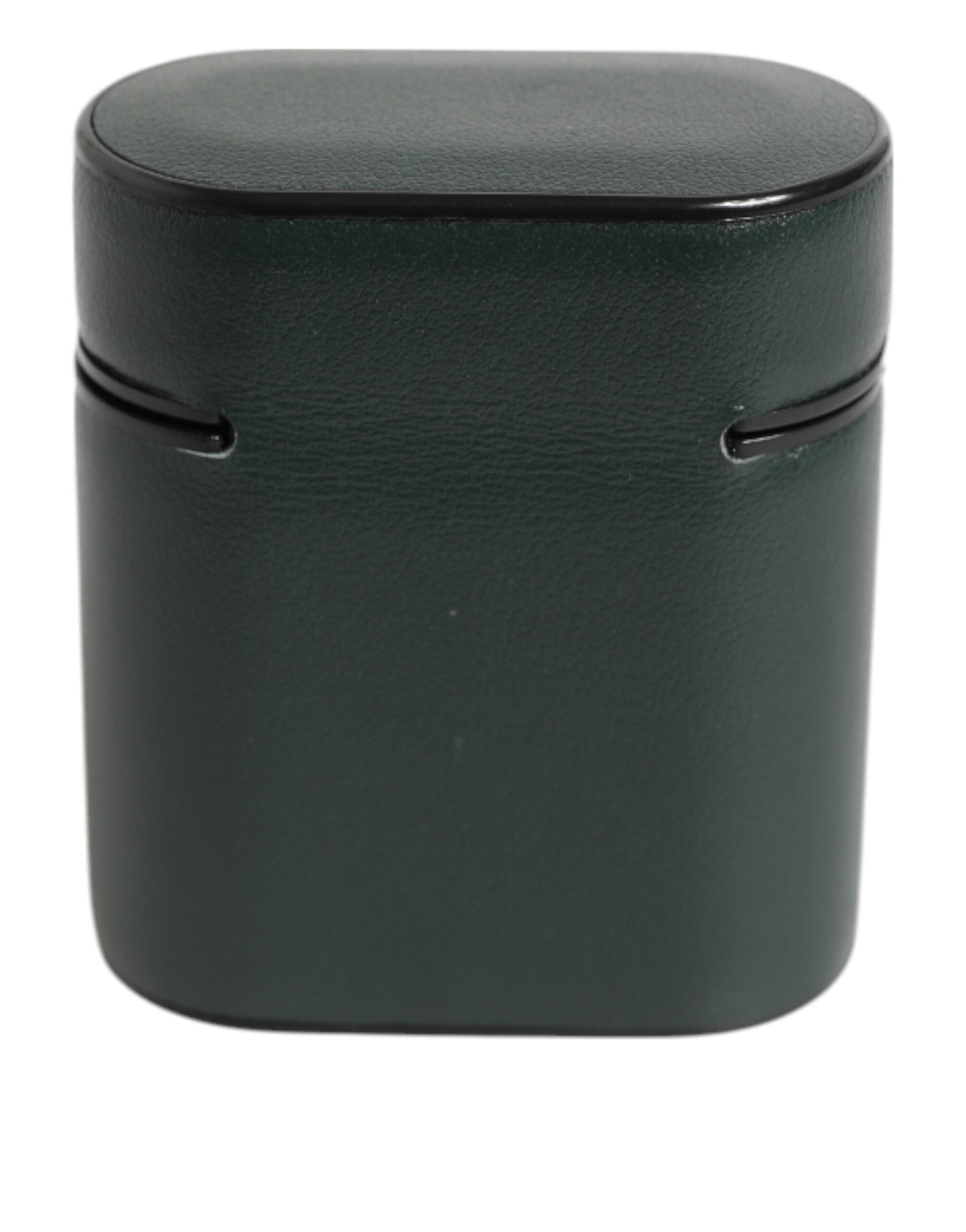 Dolce & Gabbana Svart Läderfodral med Logotyptryck och Flipfodral till Herr Airpods