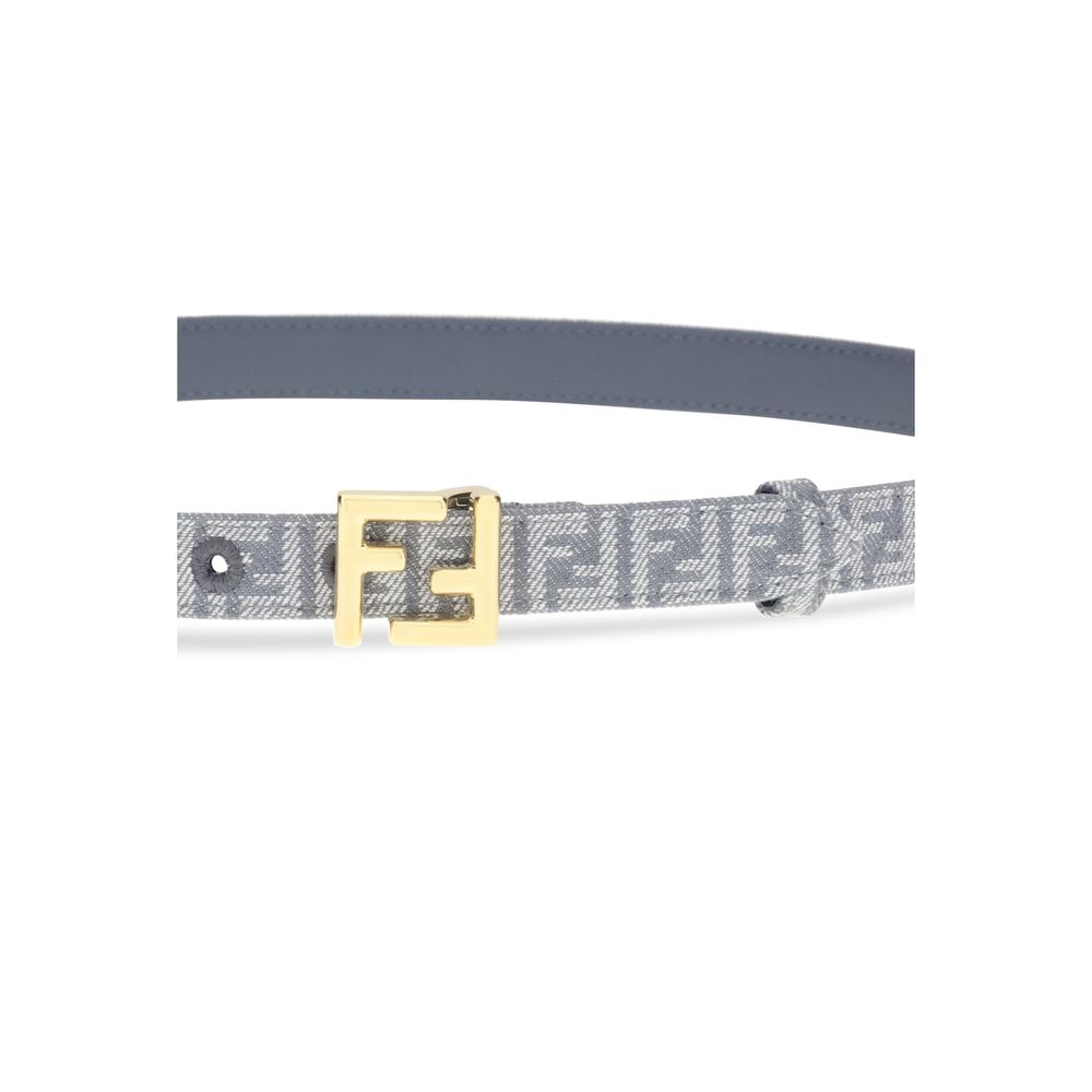 Fendi FF broderat denimbälte