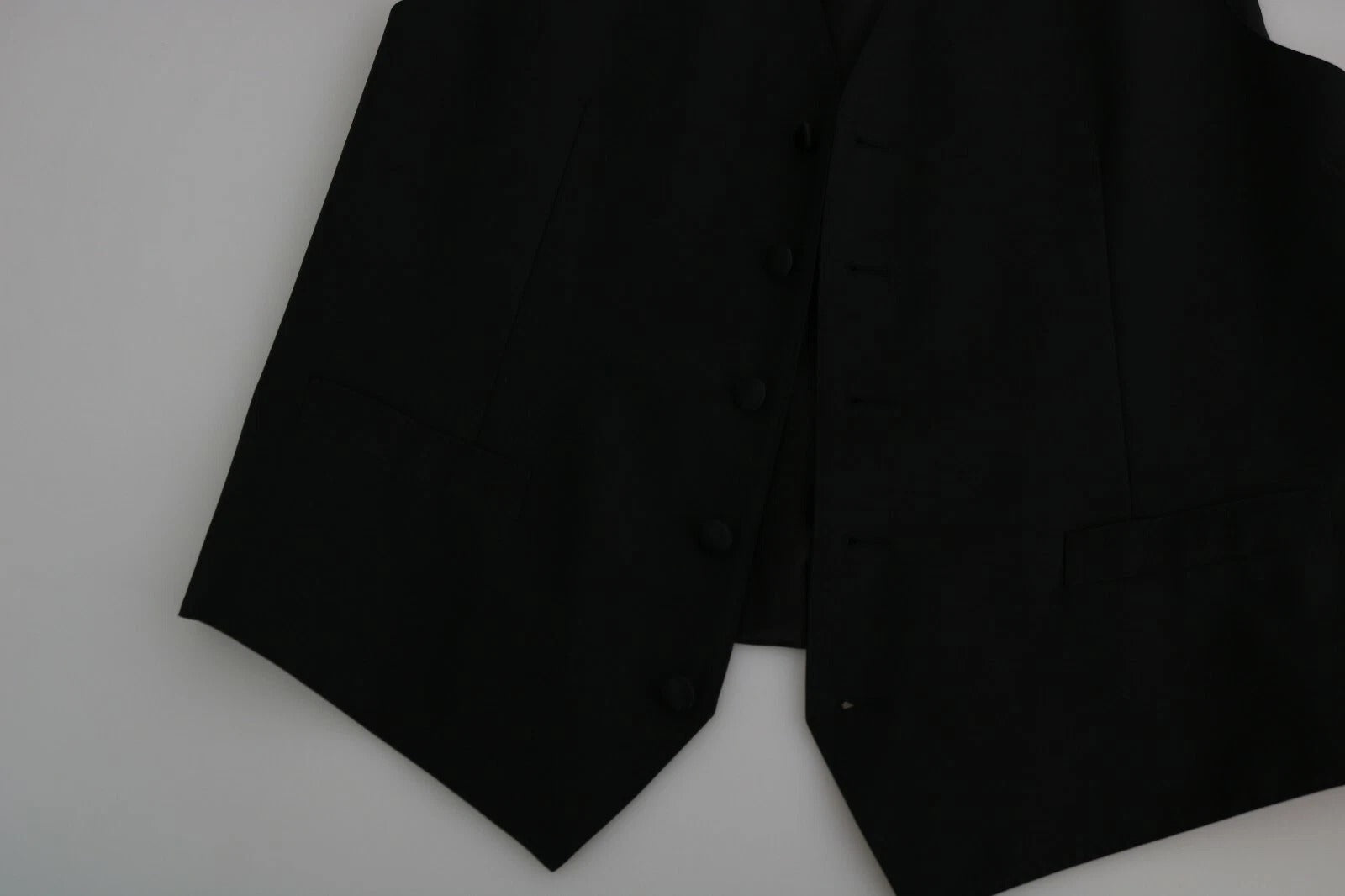 Dolce & Gabbana svart ullväst för män