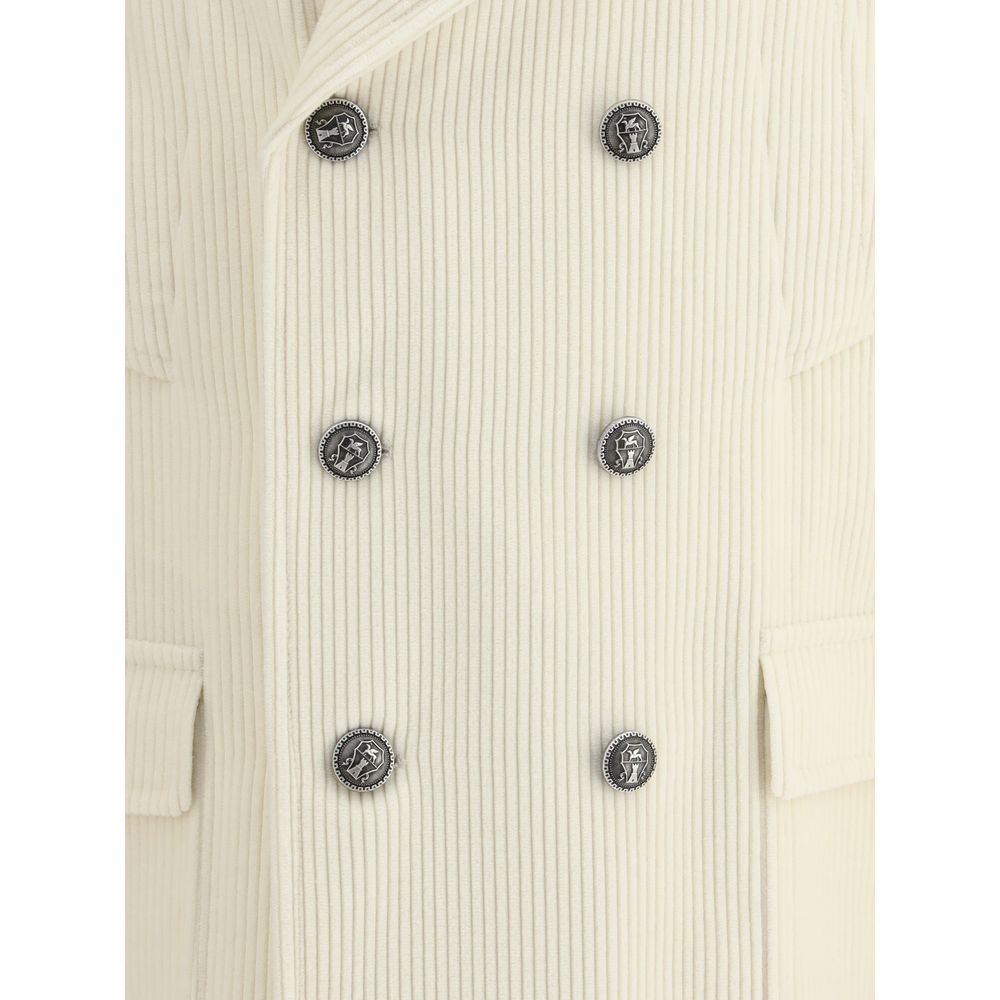 Brunello Cucinelli Ribbad kashmirkappa