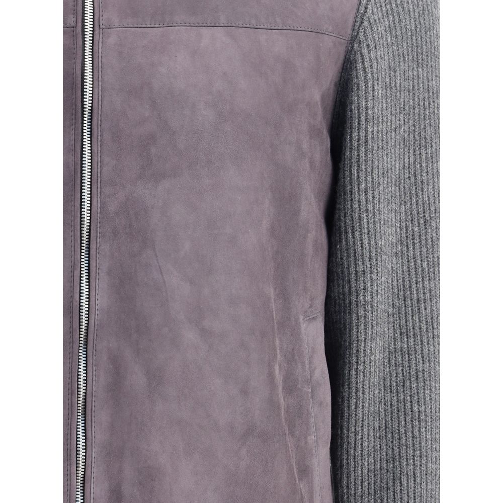 Brunello Cucinelli engelsk stickad jacka